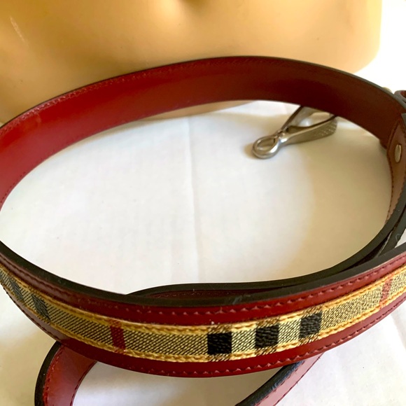 Burberry Nova Check leather dog leash new - Picture 3 of 9